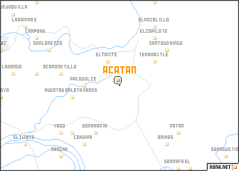 map of Acatán
