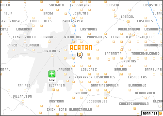 map of Acatán