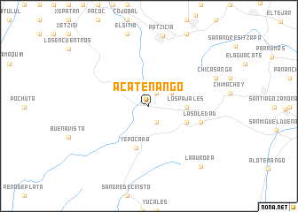 map of Acatenango