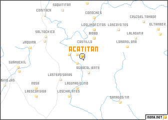 map of Acatitán