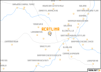 map of Acatlima