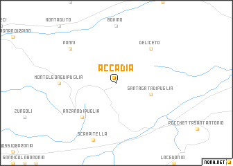 map of Accadia