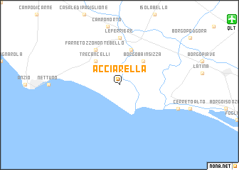 map of Acciarella