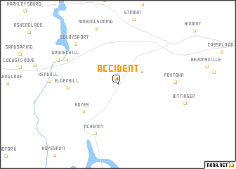 map of Accident