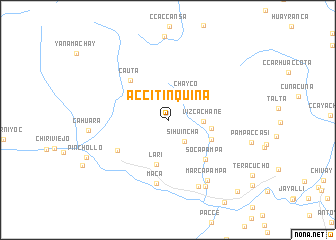 map of Accitinquina