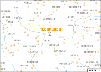 map of Accopunco