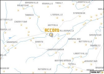 map of Accord