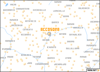 map of Accosora