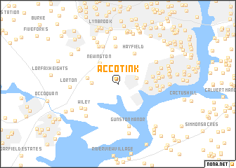 map of Accotink