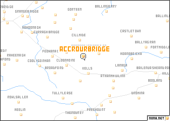 map of Accrour Bridge