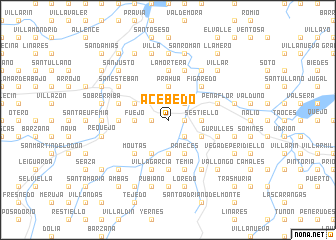 map of Acebedo