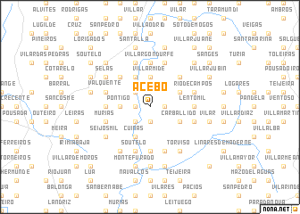 map of Acebo