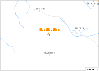 map of Acebuches