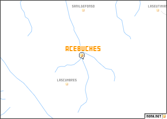 map of Acebuches