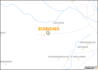 map of Acebuches