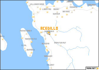 map of Acedillo