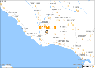 map of Acedillo