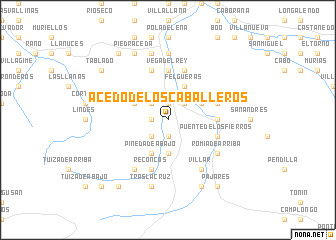 map of Acedo de los Caballeros