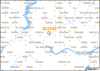 map of Acedre