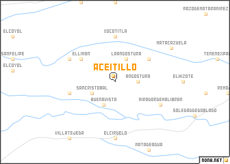 map of Aceitillo