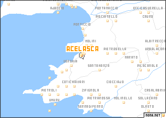 map of Acelasca