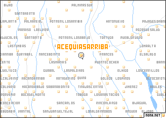 map of Acequias Arriba