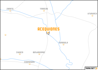 map of Acequiones