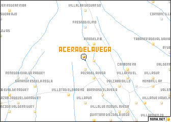 map of Acera de la Vega