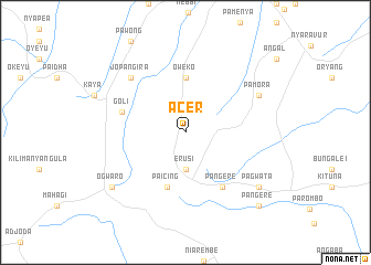 map of Acer