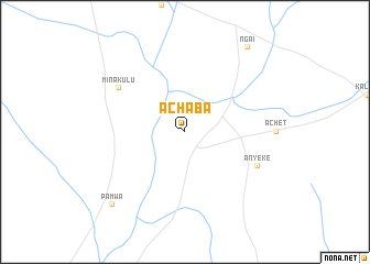 map of Achaba