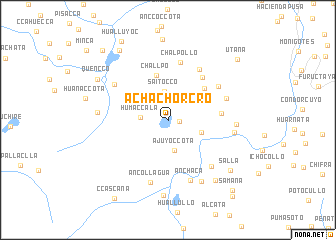 map of Achachorcro