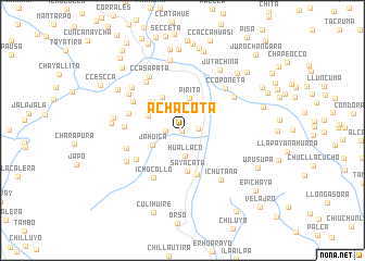 map of Achacota