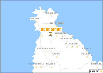 map of Achadinha