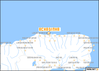 map of Achadinha