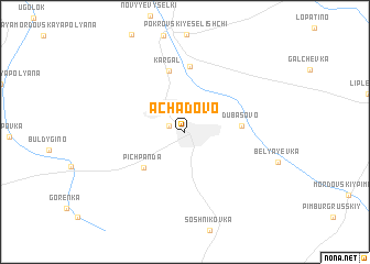 map of Achadovo