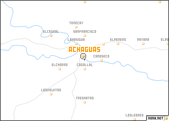 map of Achaguas