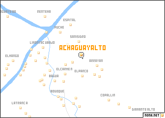 map of Achaguay Alto