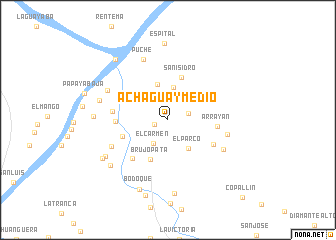 map of Achaguay Medio