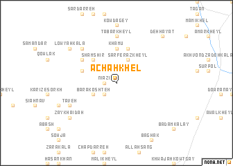 map of Achah Khēl