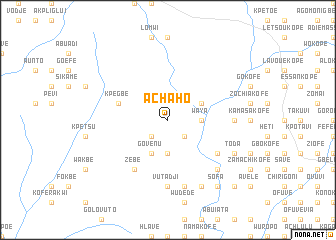 map of Achaho