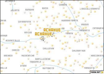 map of Achahue