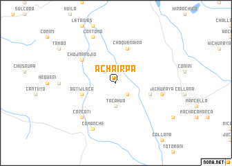 map of Achairpa