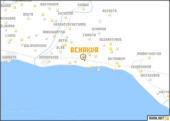 map of Achakva