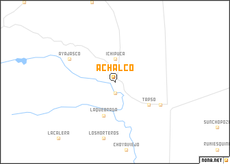 map of Achalco