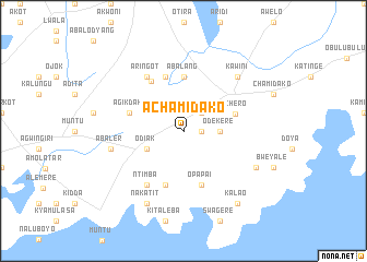 map of Achamidako