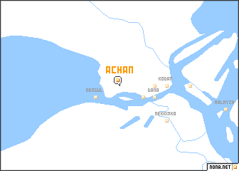 map of Achan