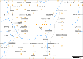 map of Achapa