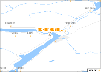 map of Achaphubuil