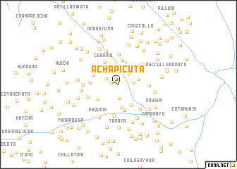 map of Achapicuta