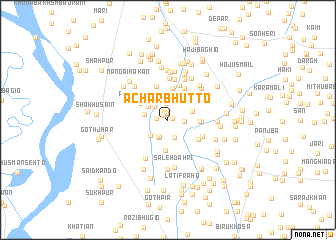 map of Āchar Bhutto